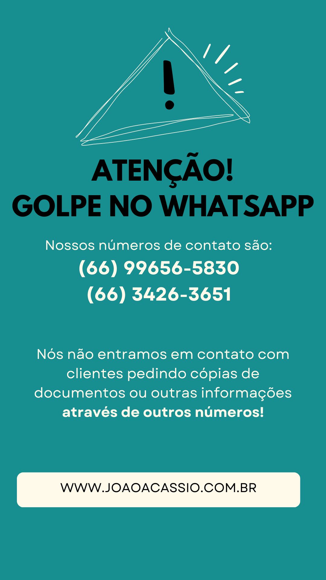 GOLPE NO WHATSAPP